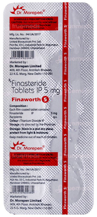 Finaworth 5 Tablet 10